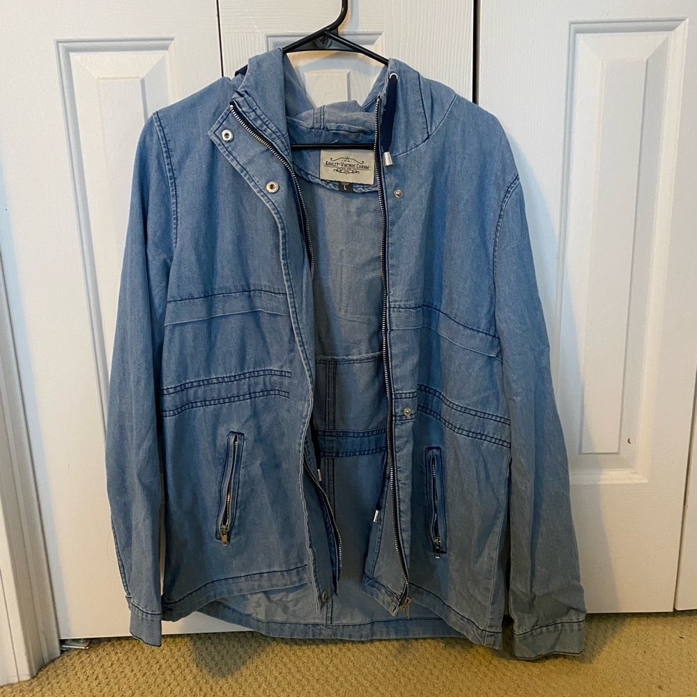 Women’s Denim Zip Up Jacket